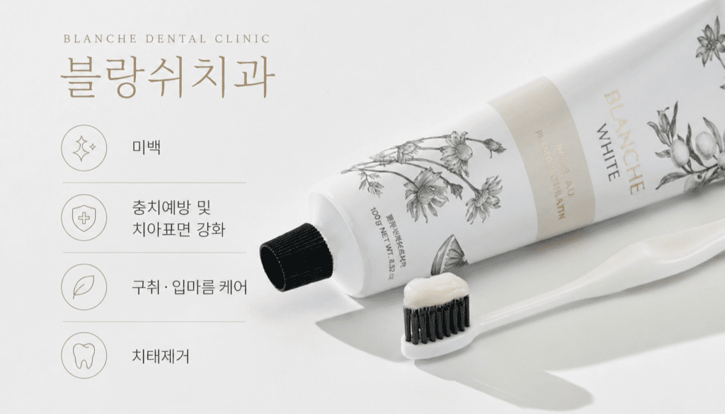 블랑쉬 화이트 치약